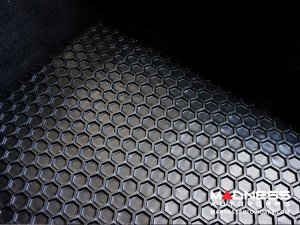 Maserati Grecale Floor Mat Set - All Weather Rubber Front/ Rear 4 Piece Set - Black 